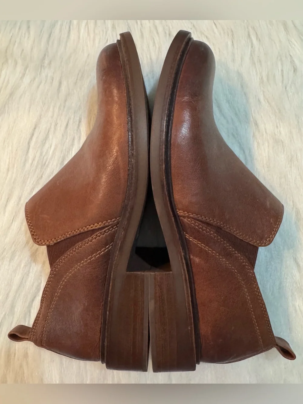 Sofft Naisbury II Slip-On Bootie Italian Leather Brown VERY COMFORTABLE SZ 8 NIB
